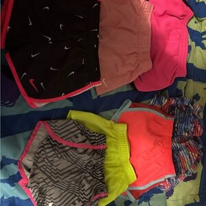 Kids' Colorful Athletic Shorts Set